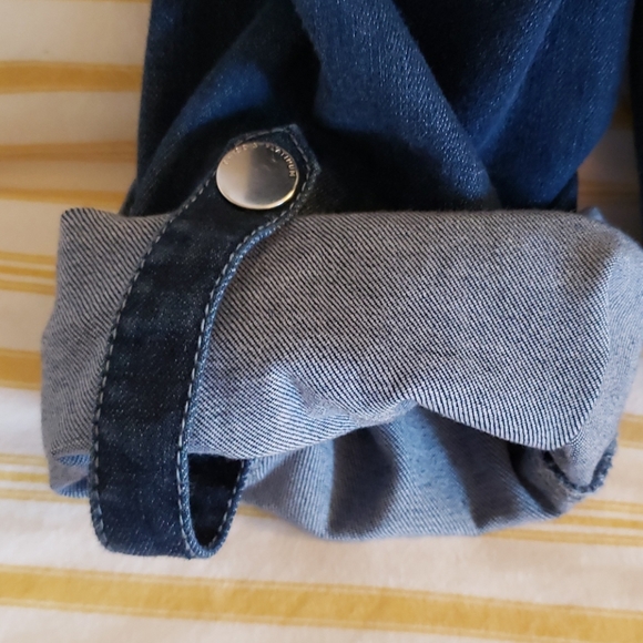 Chico's Platinum Denim Jacket - Picture 2 of 8